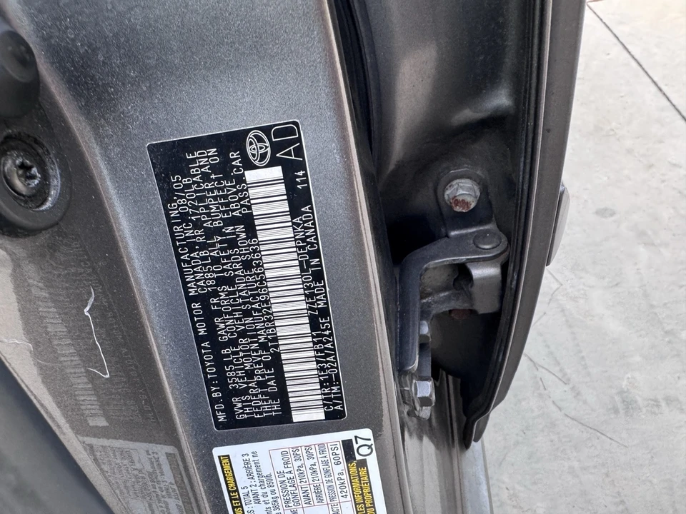 2006 Toyota Corolla 9th Gen - Image 19 of 19