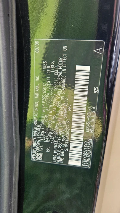 2006 Toyota Sequoia 1st Gen - Image 14 of 21