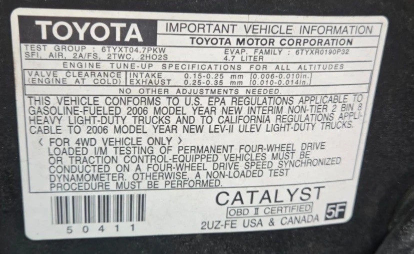 2006 Toyota Sequoia 1st Gen - Image 12 of 13