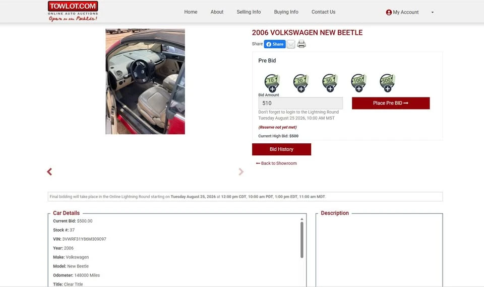 2006 Volkswagen New Beetle - Image 2 of 4