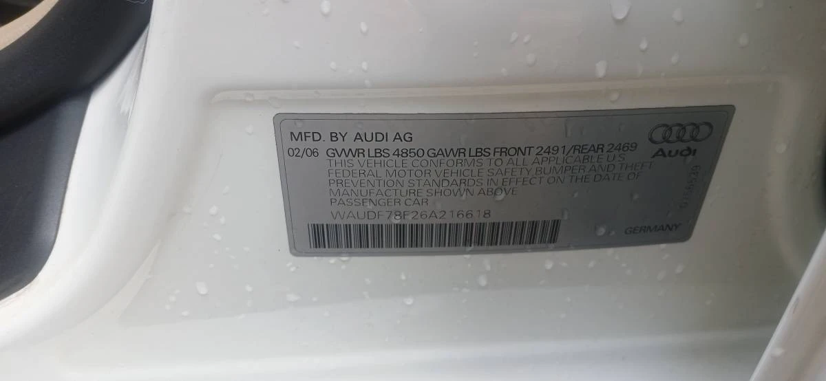 2006 Audi B7 A4 - Image 8 of 9