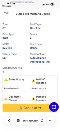 2006 Ford S197 Mustang - Image 11 of 12
