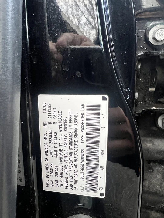 2007 Acura TL 3rd Gen - Image 5 of 20