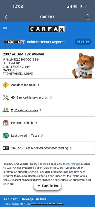 2007 Acura TSX 1st Gen - Image 9 of 10
