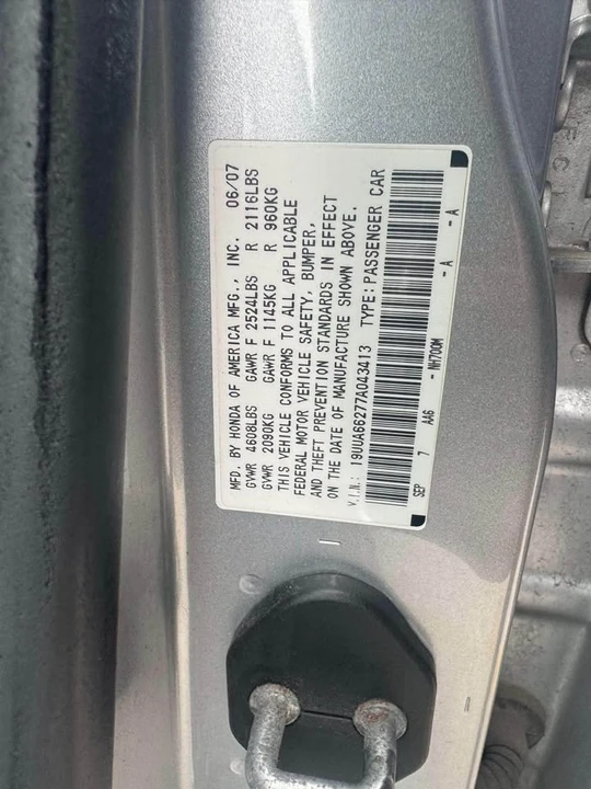 2007 Acura TL 3rd Gen - Image 6 of 8