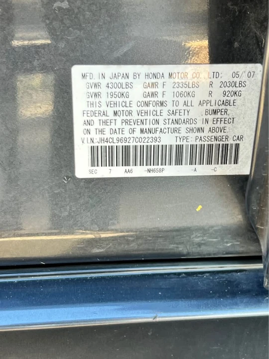 2007 Acura TSX 1st Gen - Image 14 of 18