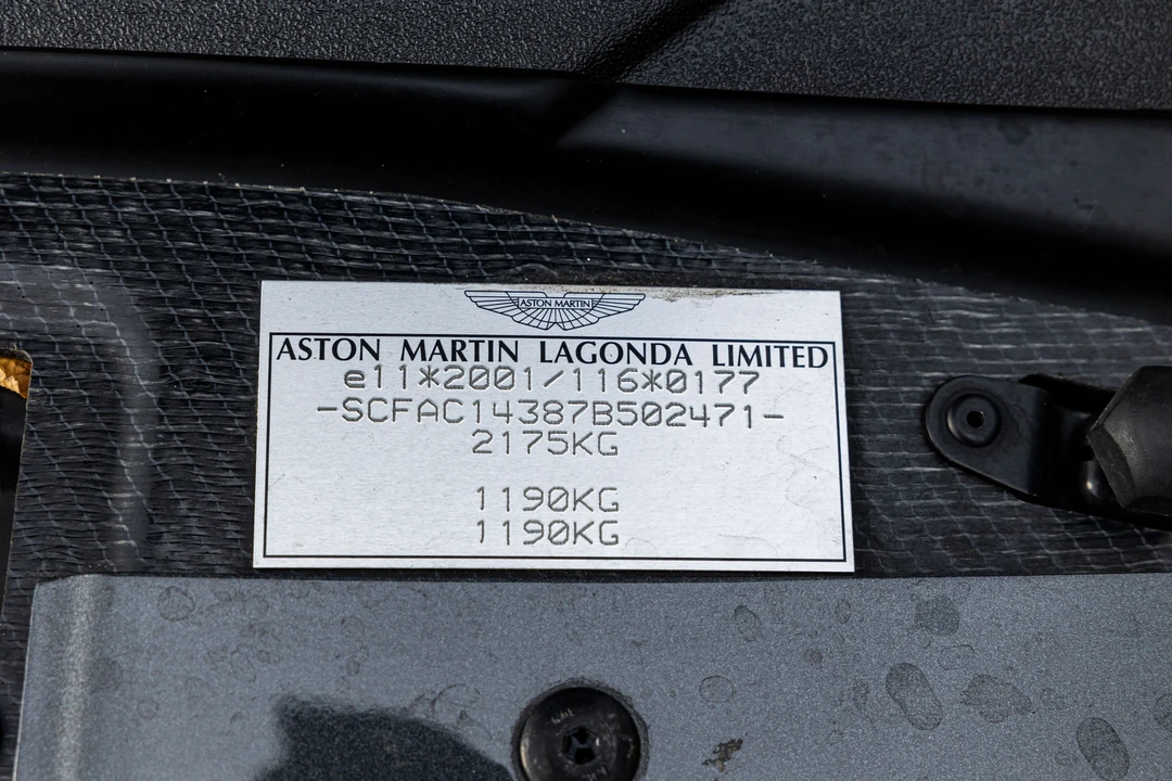 2007 Aston Martin Vanquish 1st Gen - Image 14 of 31