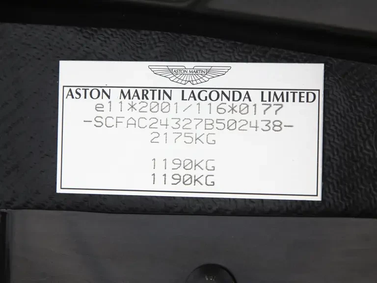 2007 Aston Martin Vanquish 1st Gen - Image 29 of 31