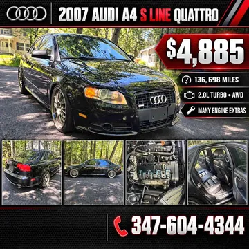 2007 Audi A4 2.0T Quattro Premium Sedan 4D
