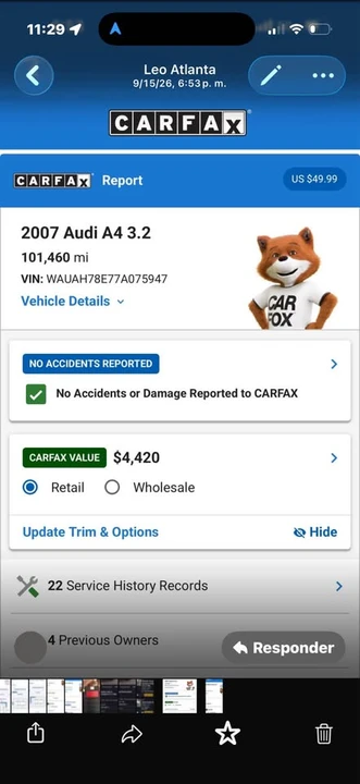 2007 Audi B7 A4 - Image 9 of 9