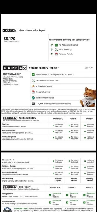 2007 Audi 8P A3 - Image 13 of 16