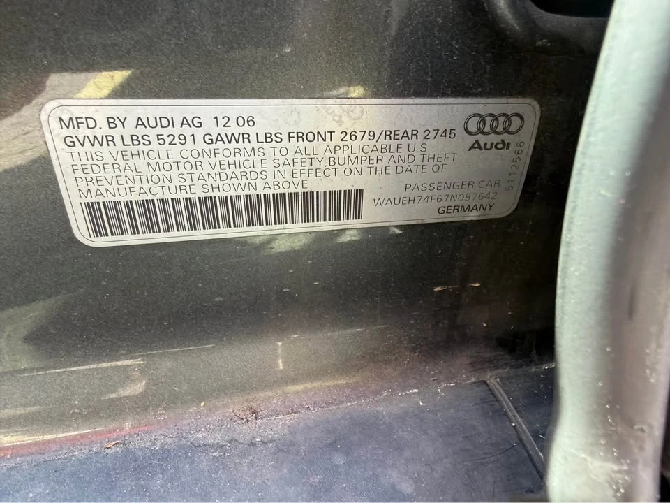 2007 Audi C6 A6 - Image 11 of 12