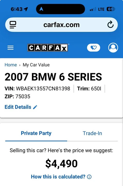 2007 BMW E63/E64 645Ci & 650i - Image 6 of 6