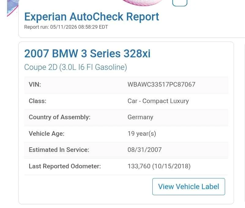 2007 BMW E92 3 Series Coupe - Image 15 of 15