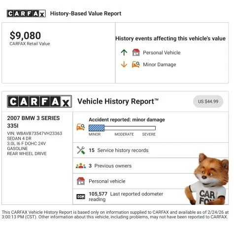 2007 BMW E90 335i Sedan - Image 3 of 15