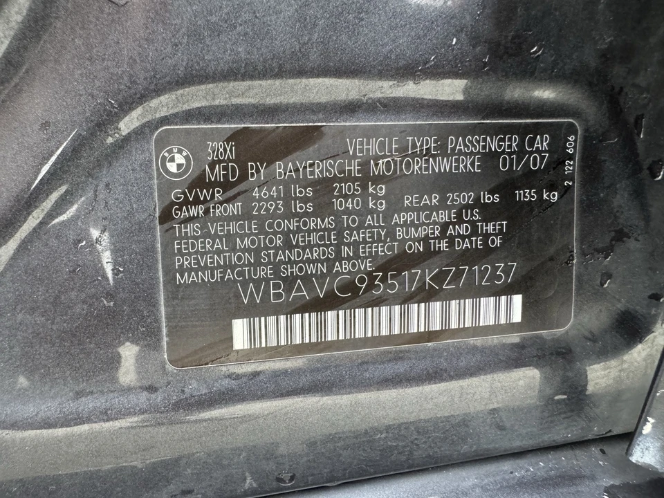 2007 BMW E90 3 Series Sedan - Image 17 of 21
