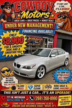 2007 BMW 5 Series 550i Sedan 4D