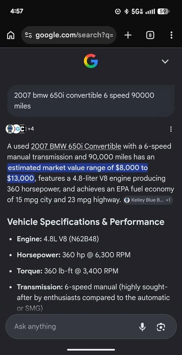 2007 BMW E63/E64 645Ci & 650i - Image 11 of 11