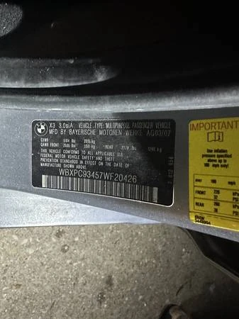 2007 BMW E83 X3 - Image 6 of 6