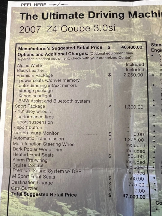 2007 BMW E86 Z4 Coupe - Image 22 of 23