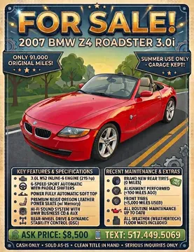 2007 BMW Z4 3.0i Roadster
