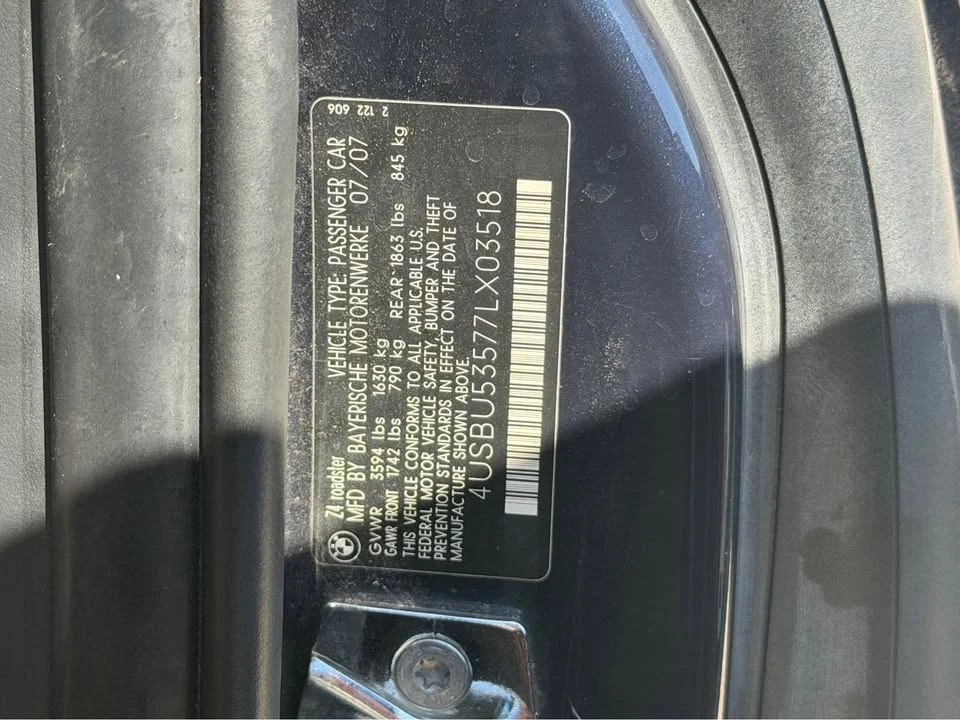 2007 BMW E85 Z4 Roadster - Image 18 of 20
