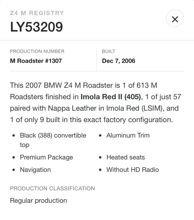 2007 BMW Z4 M Roadster - Image 2 of 2