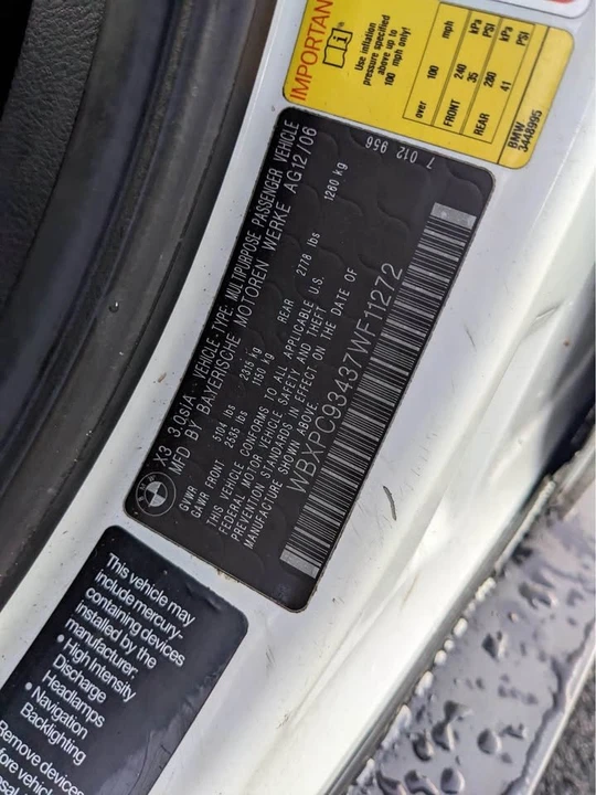 2007 BMW E83 X3 - Image 15 of 15