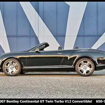 2007 Bentley Continental GT W12 Twin Turbo Convertible