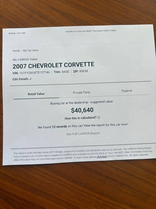2007 Chevrolet Corvette C6 - Image 17 of 19