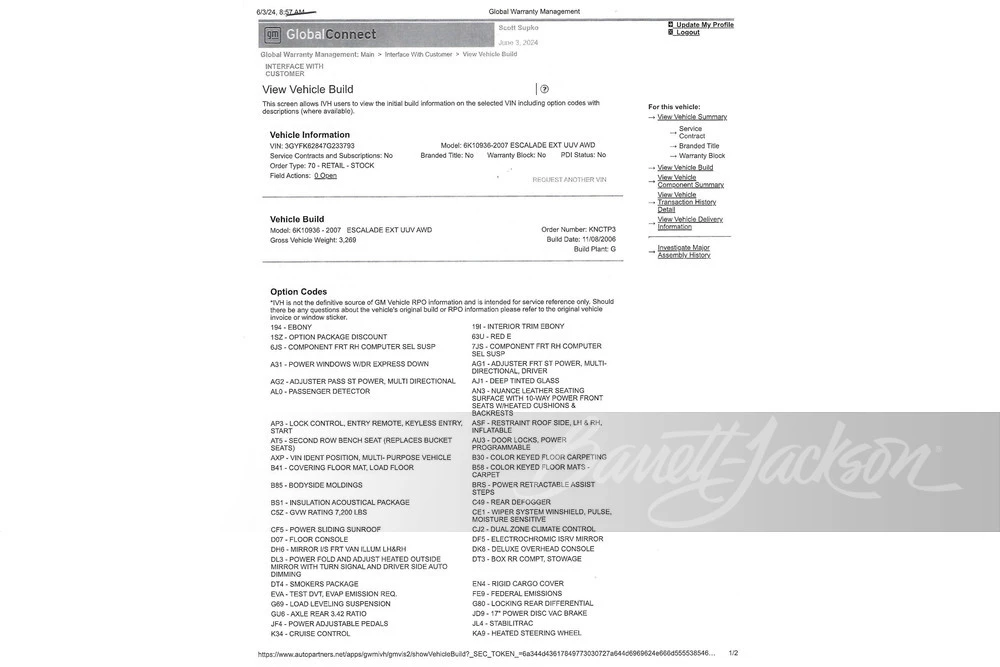 2007 Cadillac Escalade & EXT 3rd Gen - Image 21 of 23