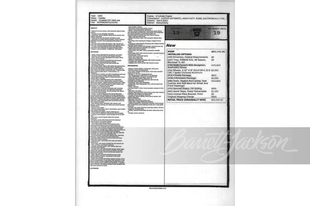 2007 Cadillac Escalade & EXT 3rd Gen - Image 22 of 23