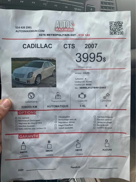 2007 Cadillac CTS 1st Gen - Image 13 of 13