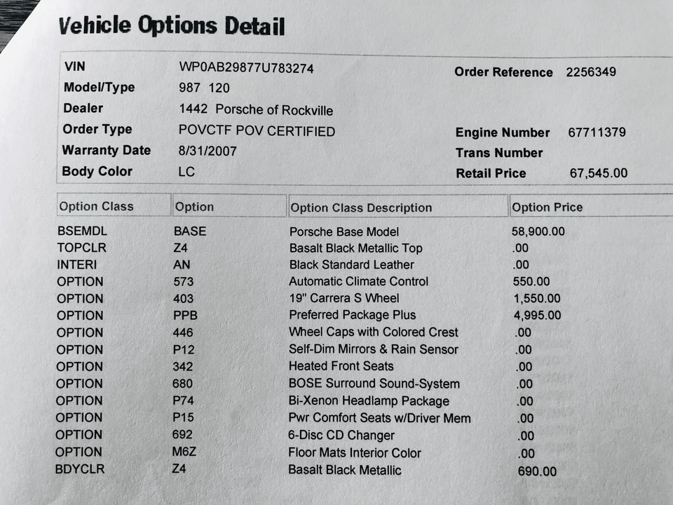 2007 Porsche 987 Cayman S - Image 19 of 22
