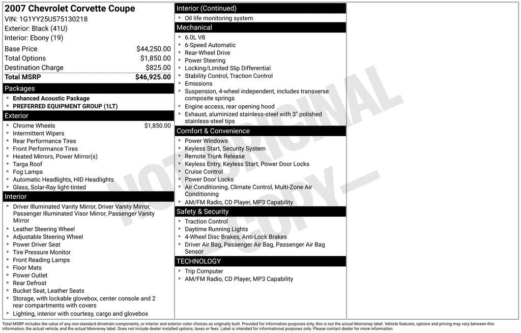 2007 Chevrolet Corvette C6 - Image 10 of 11