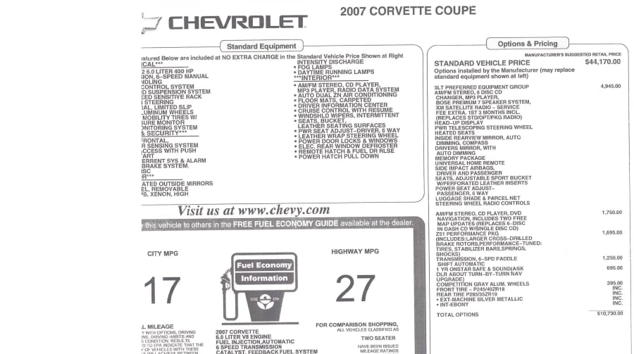 2007 Chevrolet Corvette C6 - Image 10 of 10