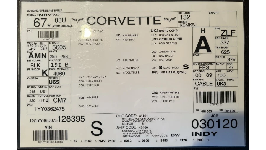 2007 Chevrolet Corvette C6 - Image 13 of 18
