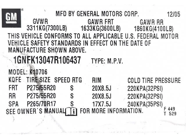 2007 Chevrolet Tahoe 3rd Gen - Image 10 of 11