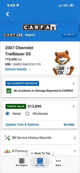 2007 Chevrolet Trailblazer - Image 11 of 12