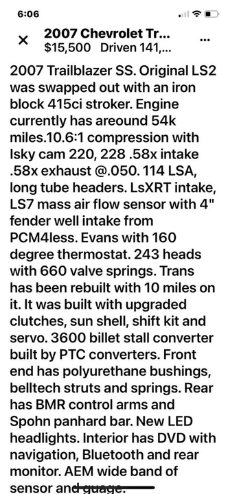 2007 Chevrolet Trailblazer - Image 8 of 8