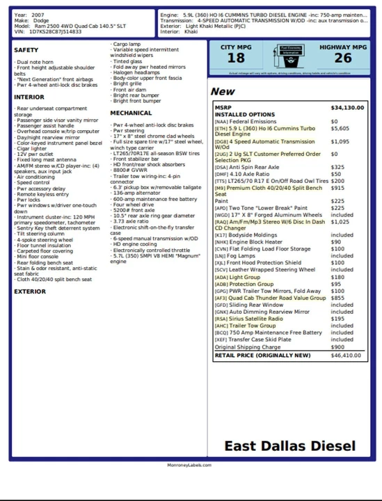 2007 Dodge Ram 3rd Gen - Image 6 of 21