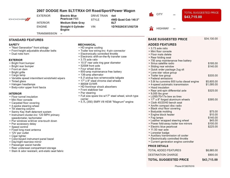 2007 Dodge Ram 3rd Gen - Image 6 of 31