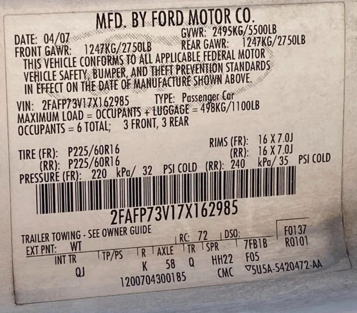 2007 Ford Crown Victoria - Image 15 of 20