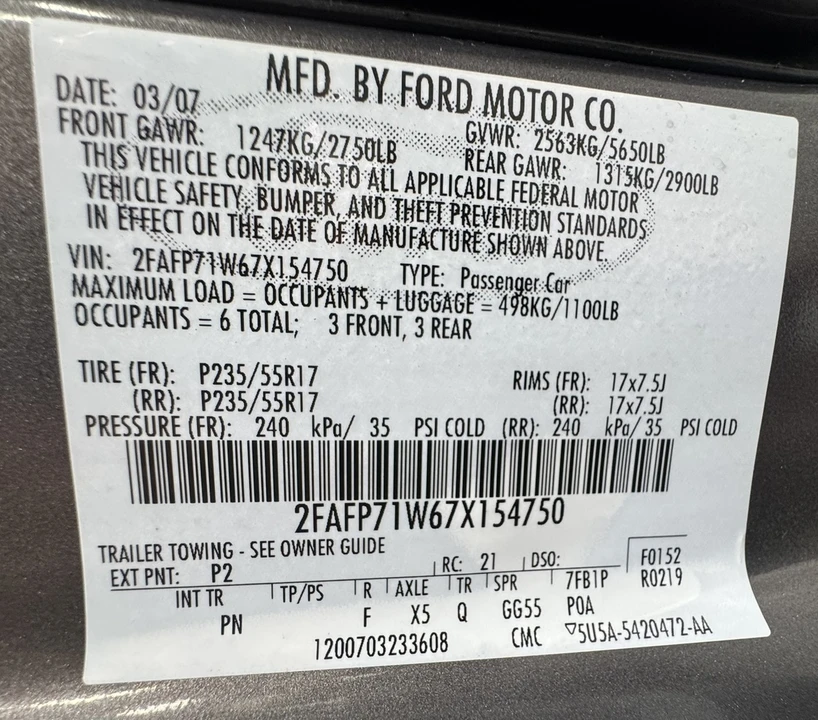 2007 Ford Crown Victoria - Image 30 of 30