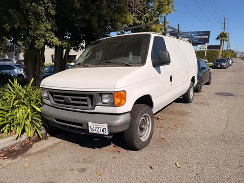 2007 Ford E150 Cargo Commercial Extended Van 3D
