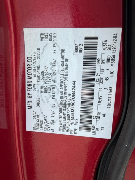 2007 Ford Explorer Sport Trac - Image 19 of 21