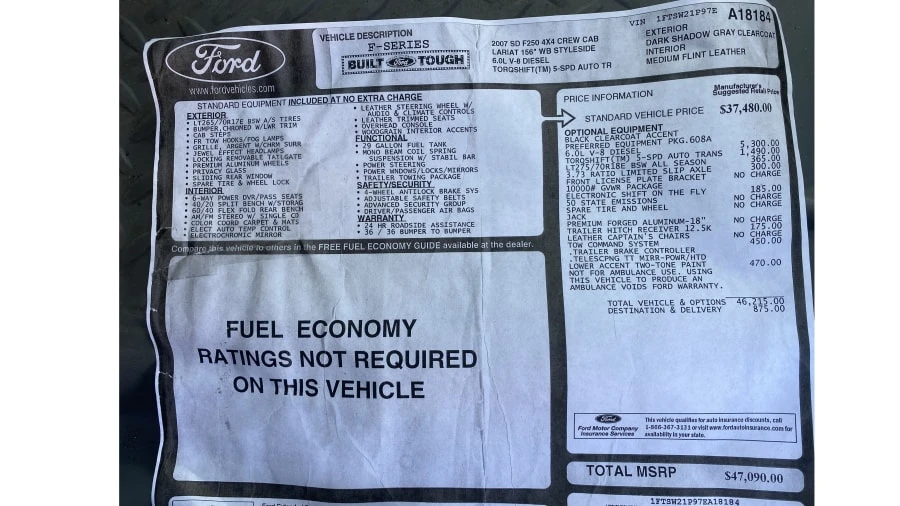 2007 Ford Super Duty 1st Gen - Image 13 of 13