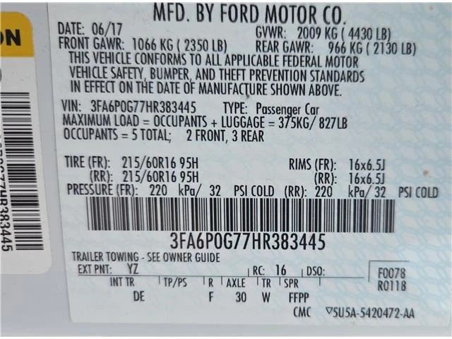 2007 Ford Fusion 1st Gen - Image 9 of 10