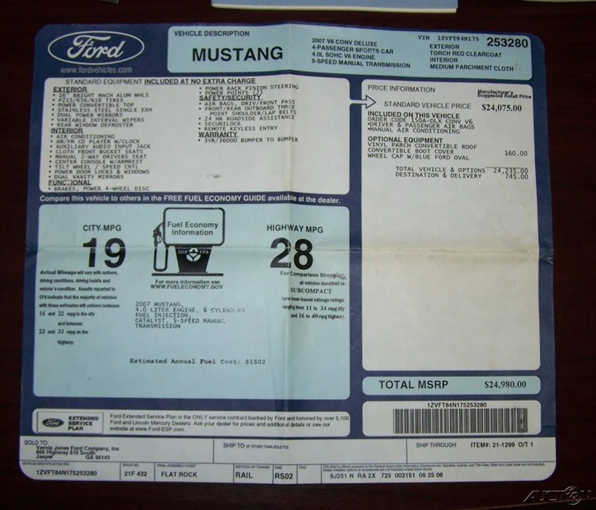2007 Ford S197 Mustang - Image 12 of 12