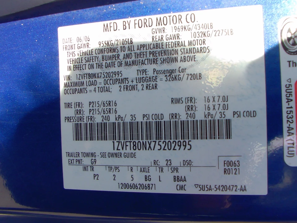 2007 Ford S197 Mustang - Image 10 of 10